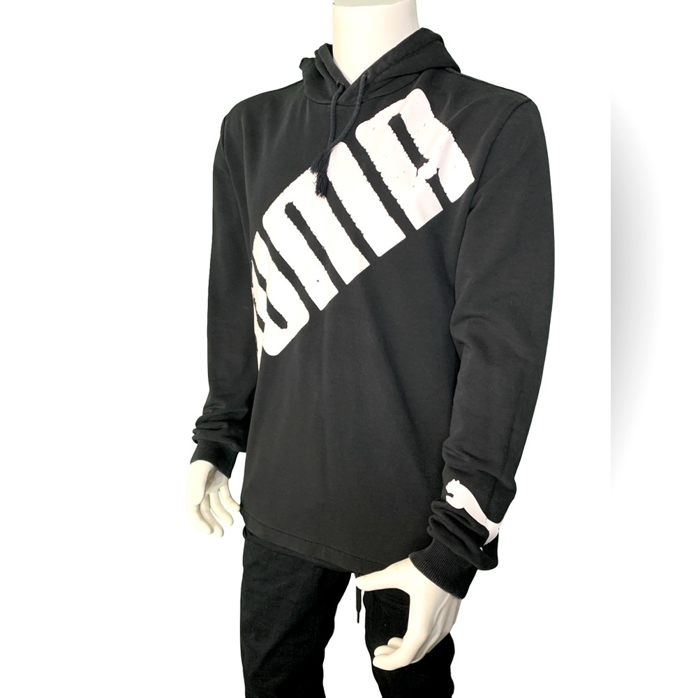 PUMA Big Logo Men's Black Hoodie - Picture 7 of 9